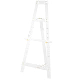 Deco 79 Acrylic Plastic Display Easel Adjustable 7 Tier Floor Standing Easel with Gold Metal