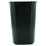 Rubbermaid Commercial Products Fg295500Bla Plastic Resin Deskside Wastebasket, 3.5 Gallon/13 Quart, Black (Pack of 12)
