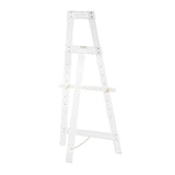 Deco 79 Acrylic Plastic Display Easel Adjustable 7 Tier Floor Standing Easel with Gold Metal