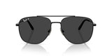 Ray-Ban Unisex Rb8097 William Titanium Square Sunglasses
