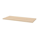 ALEX/LAGKAPTEN Modern White Stained Oak Computer Desk