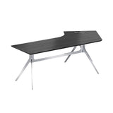 zhongxlla Standing Desk, L Shaped Desk Workstation Corner Laptop