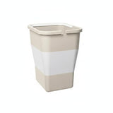 Trash Can for Car, Foldable Mini Waste Bin with Handle, Compact PP Plastic