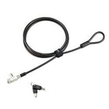 PortLock Keyed Laptop Lock for USB-C Lock Slots, Anti-Theft Carbon Steel Cable, Fits USB-C Security Slots