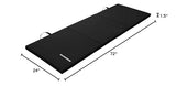 BalanceFrom Folding Gymnastics Mat Home Gym Floor Tumbling Equipment, Black BalanceFrom