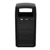Large Capacity 50 Gallon Waste Bin Made of 100% Recycled Plastic Commercial Outdoor Trash Can
