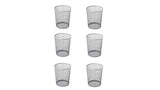 Rubbermaid Commercial Products Concept Collection Mesh Metal Trash Can, 5-Gallon, Pack of 6