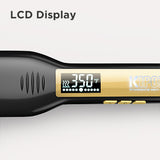 KIPOZI Professional Hair Straightener Titanium Flat Iron with Digital LCD Display Dual Voltage