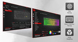 Redragon K745 PRO Wireless Gasket RGB 108 Keys Mechanical Gaming Keyboardw/Extra 4 Hotkeys, Hot-Swap Socket