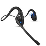 Open Ear Headphones w/Noise Cancelling Mic for Phone PC Computer Laptop