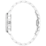 Bulova Ladies' Marc Anthony Marine Star White Ceramic and Stainless Steel
