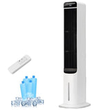 Windowless Portable Air Conditioner, 36 Inch Cooling Fans that Blow Cold Air, 3-in-1 Tower Fan with Remote, 3 Speeds, 120° Oscillation Swamp Cooler, 12H Timer Evaporative Cooler for Bedroom Indoor Use