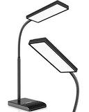 LEPOWER Desk Lamp, 800LM LED for Home Office, 12W Reading for Desk, Eye-Caring Light, Touch Table Gooseneck Lamp, Study (Black)