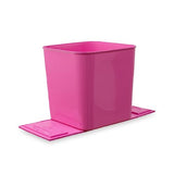 HAUSSIMPLE Car Trash Can Waterproof Plastic Garbage Bin Litter Waste Basket