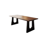 BGGJJ Computer Desk Solid Wood Walnut Color Simple Furniture, Suitable for Home Study Boss Office