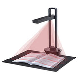 Aura Pro Portable Book Scanner, A3 Document Scanner, Auto-Flatten & Fingerprint Removal Technologies
