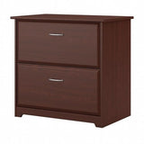 Bush Home Cabot 2 Drawer Lateral File Cabinet in Harvest Cherry, Home Office Chest for Letter