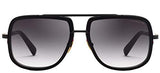 Dita DRX-2030 G-BLK-18K Mach-One Matte Black Plastic Aviator Sunglasses Dark Grey Gradient AR Lens