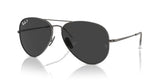 Ray-Ban Unisex Rb8089 Aviator Titanium Aviator Sunglasses