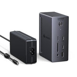 UGREEN Revodok Max 13-in-1 Thunderbolt 4 Docking Station, 40Gbps with 3×TBT4 (Dual 4K@60Hz max), 180W Total Power (96W Laptop Charging