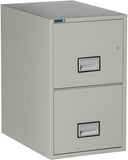 PHOENIX SAFE Vertical Fireproof File Cabinet 25" Letter 2-Drawer