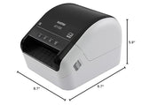 Wide Format Label Printer, Shipping & Postage Labels 4” x 6”, Barcode & QR Code, High Speed Brother