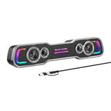 Speakers for Desktop, Dynamic Multi-Layer RGB Lighting Gaming PC Speaker with Deep Bass