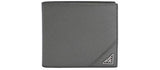 Prada Orizzontale Gray Mercurio Micro Grain Leather Iconic Triangle Logo Wallet 2MO513