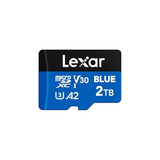 Lexar 2TB Blue Micro SD Card Up to 160MB/s microSDXC UHS-I Memory Card