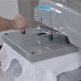 Double Station Swing Away Heat Press with LCD Digital Control, Air Compressor Powered