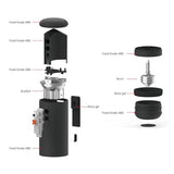 Nuttii Burr Coffee Grinder – Electric, Portable, Small, Quiet Conical Burr Coffee Bean Mill, 20 Adjustable Settings for Espresso (Almond Cream)