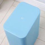 YUANQING Kitchen Cabinet Door Hanging Trash Can with Lid Wall-Mounted Waste Baskets Push-Top Water-Proof Rubbish Bin(OneColor)