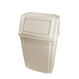 Rubbermaid Commercial Products Profile Wall Mount Trash/Garbage Can/Bin, 15 GAL