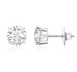 Scottsdale Diamond 14K Gold 0.5 to 4 Carat Certified Lab Grown Diamond Stud Earrings