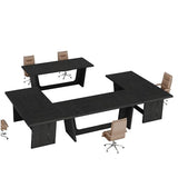 Tribesigns 14-16 People Conference Table, 12 FT Large Rectangular Meeting Seminar Table
