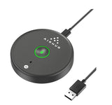 AIRHUG USB Microphone No Speaker,Desktop Computer Mic, Mute Button with LED Indicator,AI Noise Reduction,Plug & Play Omnidirectional