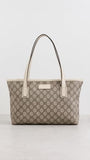 WHAT GOES AROUND COMES AROUND Women's Pre-Loved Gucci Supreme Small Tote