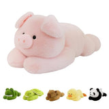 QUIRAI Pig Plush Weighted Stuffed Animals, Adorable Pig Stuffed Animal 24 Inch, 3.3 lb Pink Pig Weighted Plush Pillow for Kids & Adults, Cozy Birthday Christmas Valentines Gift