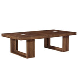 8FT Conference Table for 10 People, 94.5" W Large Meeting Table with 2 Cable Grommet, Business Style Seminar Boardroom Podcast Tables