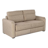 Thomas Payne 68" Norlina RV Tri-Fold Sofa with Woven Fabric, Couch-to-Bed Conversion