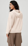 ODODOS Women's Modal Soft Oversized Hoodies Long Sleeve Hooded Sweatshirts Pullover Top with Kangaroo Pocket, Beige, Medium