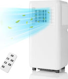 Portable Air Conditioners, 10,000 BTU AC Unit Portable for Room up to 450 Sq. Ft. with Remote Control, Window Installation Kit, 24H Timer, Sleep Mode