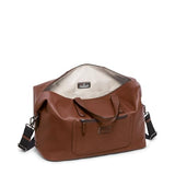 TUMI - Harrison Nelson Duffel - Men's Business & Travel Bag - Spacious Interior - 11.0" X 20.5" X 8.5" - Cognac Leather