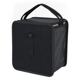 Syyavrrta 1 Pack Car Trash Can with Lid, Foldable Oxford Cloth Auto Garbage Bin