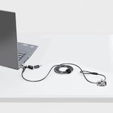StarTech.com Nano Laptop Cable Lock, 6.6ft (2m), Anti-Theft Keyed Lock, Security Cable Locks Nano Slot Notebooks