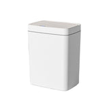 BXFIRS ABS Material Sensor Smart Household Automatic Trash Can with Lid for Bathroom Kitchen Garbage bin(OneColor)
