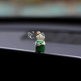 RCAGCAT Mini Cat Desk Figurines, Cute Figurine Statue Decor for Desk, Rearview Mirror, Office, Bedroom