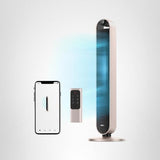 DREO Smart Tower Fan Voice Control, 120° Oscillating Fan Works with Alexa/Google/App/Remote, 42 Inch, 20dB Quiet DC Bladeless Fan for Bedroom,12 Speeds, Floor Fan for Home, Office