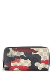 Louis Vuitton, Pre-loved Damier Azur Patchwork Waves Zippy, White