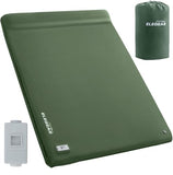 Elegear CumbreX™ Self Inflating Sleeping Pad, Built-in Electric Pump 3.15" Ultra-Thick Memory Foam Camping Mattress Pad with Pillow Double Sleeping Pad for Camping R-Value 9.5 Foam Camp Pad - Queen